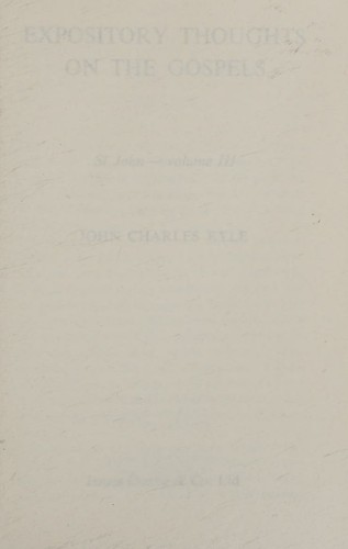 כריכת הספר "Expository thoughts on the Gospels Luke  Vol 2" מאת J. C. Ryle