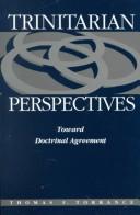 כריכת הספר "Trinitarian perspectives : toward doctrinal agreement" מאת Torrance Thomas F