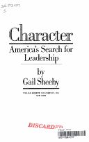 כריכת הספר "Character" מאת Gail Sheehy