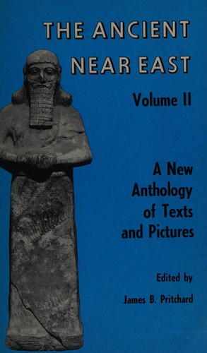 כריכת הספר "The Ancient Near East, volume II" מאת Pritchard B. James