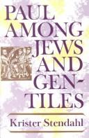 כריכת הספר "Paul Among Jews and Gentiles, and Other Essays" מאת Krister Stendahl