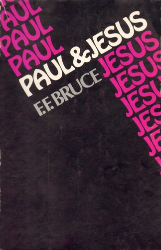 כריכת הספר "Paul and Jesus" מאת Bruce F.F