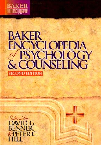 כריכת הספר "Baker encyclopedia of psychology & counseling" מאת Benner, David