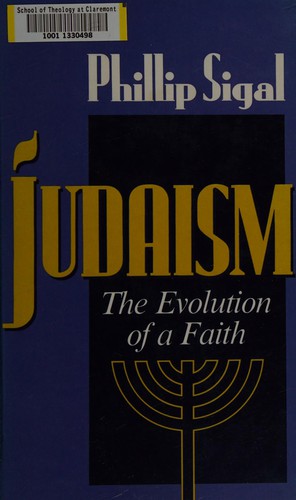 כריכת הספר "Judaism" מאת Phillip Sigal