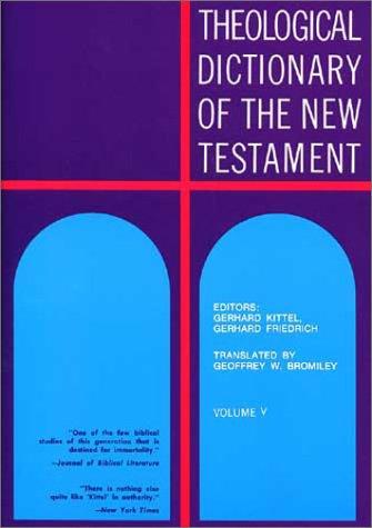 כריכת הספר "Theological dictionary of the New Testament : Vol. 6" מאת Kittel Gerhard