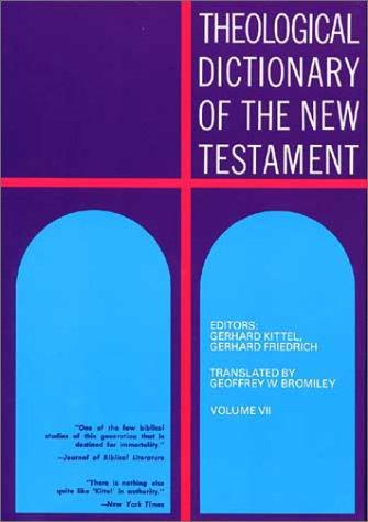 כריכת הספר "Theological dictionary of the New Testament : Vol. 4" מאת Kittel Gerhard