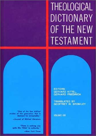 כריכת הספר "Theological dictionary of the New Testament : Vol. 3" מאת Kittel Gerhard