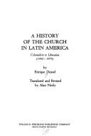 כריכת הספר "A history of the church in Latin America" מאת Dussel Enrique D.