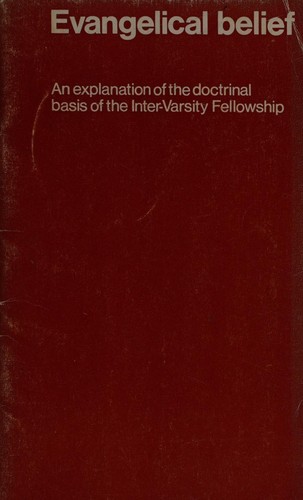 כריכת הספר "Evangelical belief" מאת Inter-Varsity Fellowship.