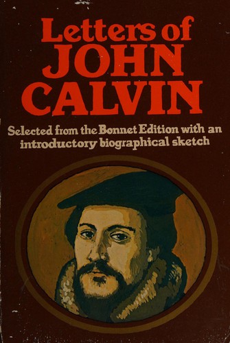 כריכת הספר "Letters of John Calvin" מאת John Calvin