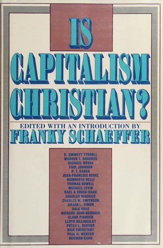 כריכת הספר "Is capitalism Christian?" מאת Schaeffer