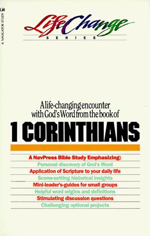 כריכת הספר "1 Corinthians" מאת Nav Press
