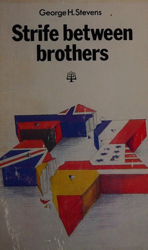כריכת הספר "Strife Between Brothers" מאת George H. Stevens