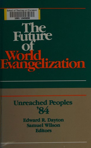 כריכת הספר "The Future of World Evangelization" מאת Wilson Samuel