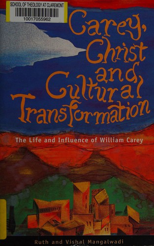 כריכת הספר "Carey Christ & Cultural Transf:" מאת Vishal Mangalwadi