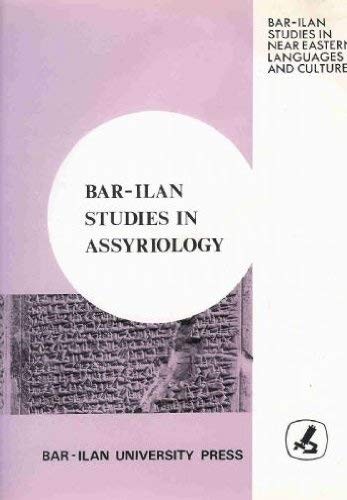 כריכת הספר "Bar-Ilan studies in Assyriology" מאת Klein Jacob
