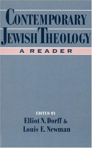 כריכת הספר "Contemporary Jewish theology" מאת Dorff Elliot .N