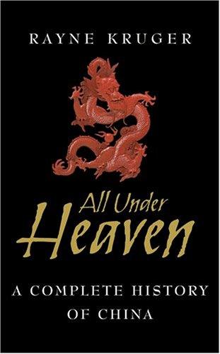 כריכת הספר "All Under Heaven" מאת Kruger, Rayne