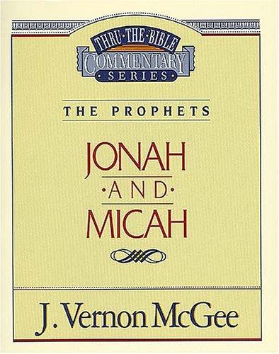 כריכת הספר "Jonah / Micah" מאת McGee J. Vernon