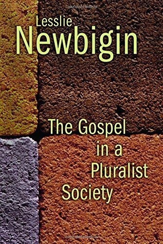 כריכת הספר "The Gospel in a Pluralist Society" מאת Lesslie Newbigin