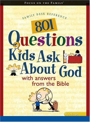 כריכת הספר "801 Questions Kids Ask about God (Heritage Builders)" מאת Baker Anisa
