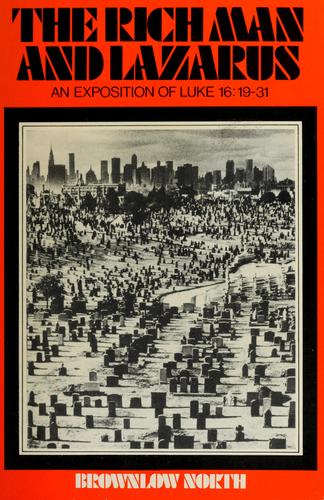 כריכת הספר "The rich man and Lazarus" מאת Brownlow North