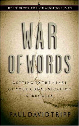 כריכת הספר "War of words" מאת Tripp Paul David